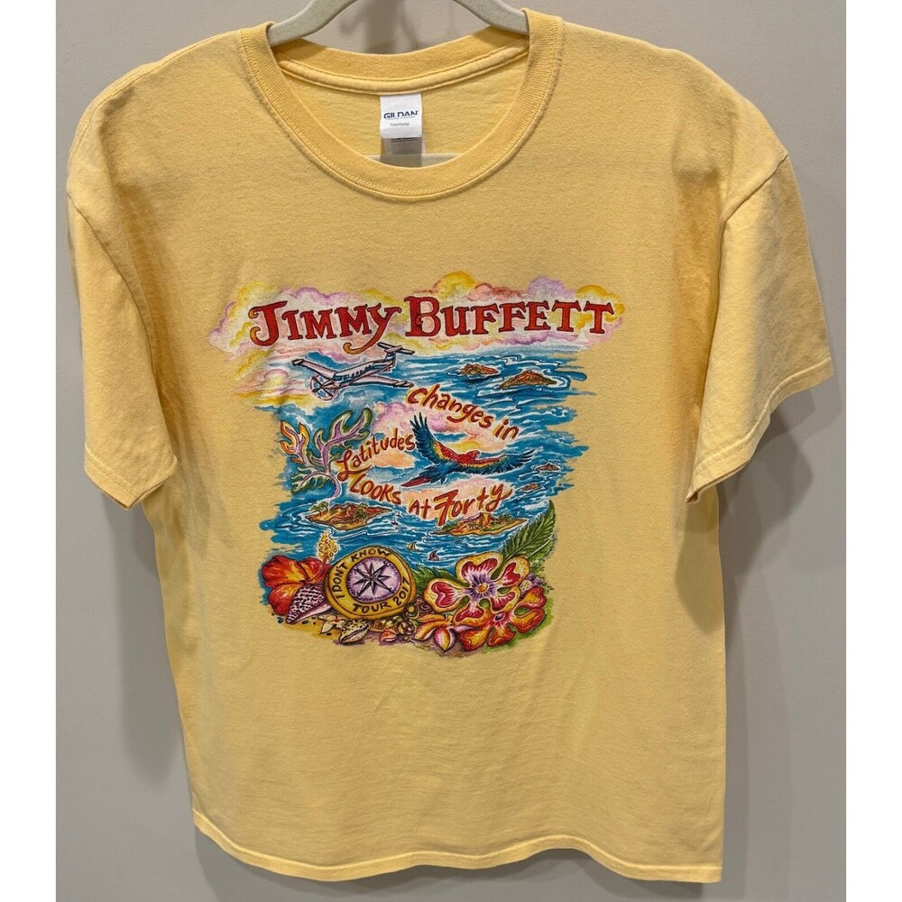 Jimmy Buffett - I Don’t Know Tour 2017 - Gildan T-Shirt - Men's Size Large